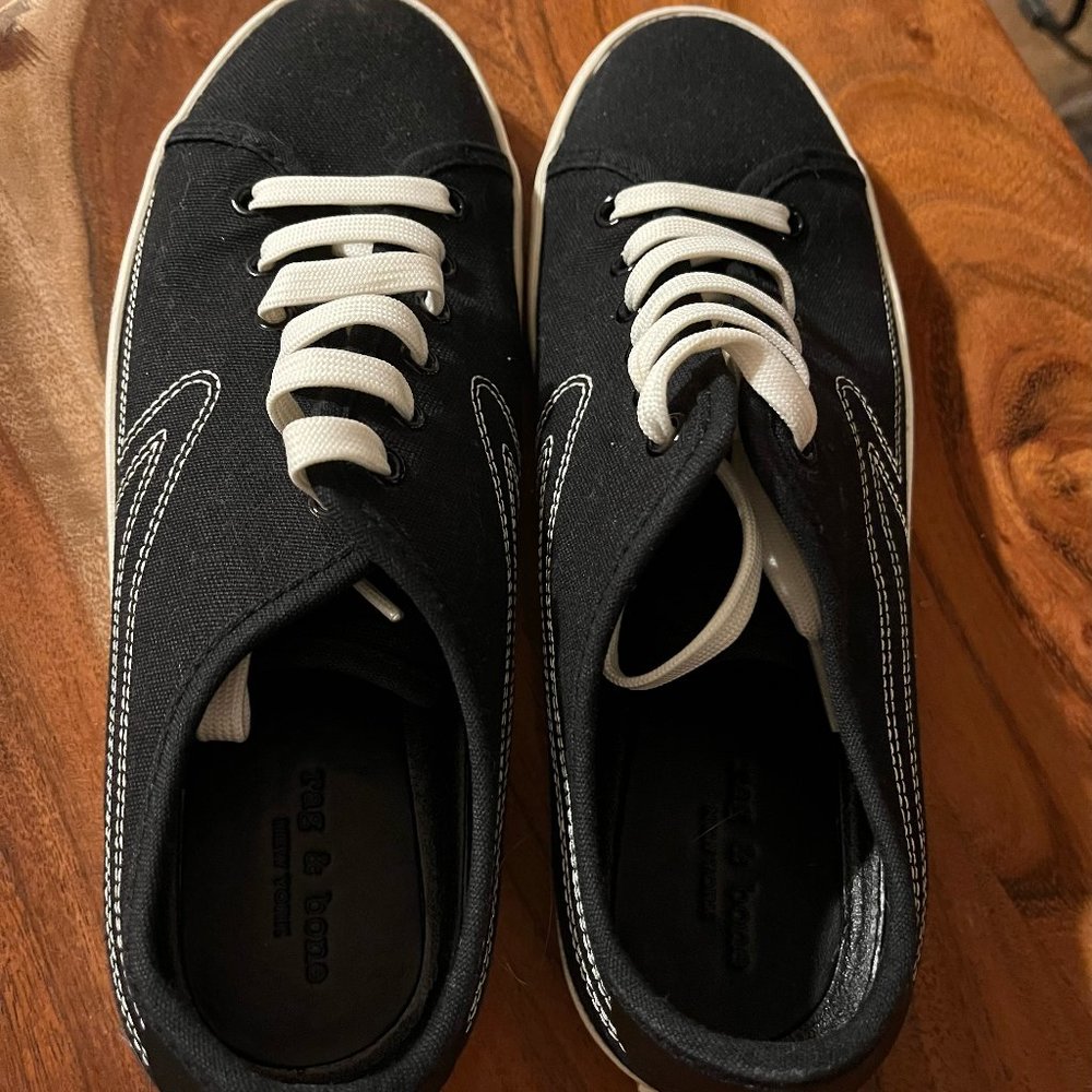 Rag and Bone Black and White sneakers